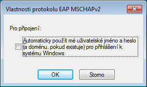 Vlastnosti protokolu EAP MSCHAPv2