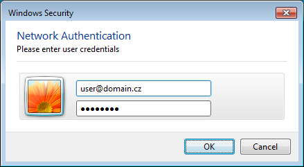 Enter Credentials