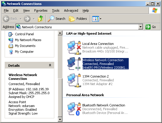 Network Connections